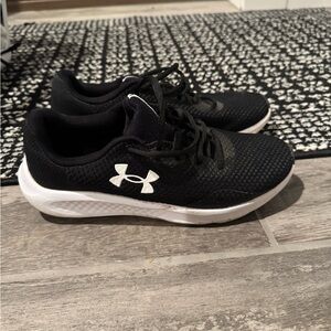 Under Armour Black and White Sneakers